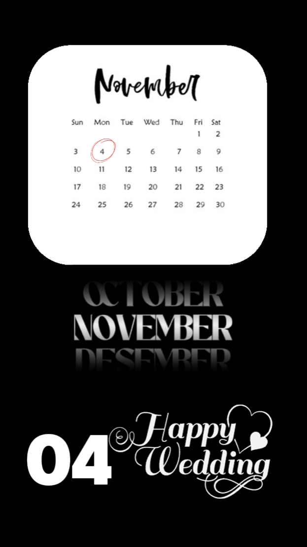Mariage 4 novembre