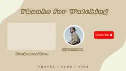 Travel Vlog Outro