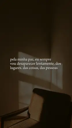 pela minha paz