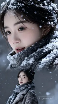 Chân dung dưới tuyết