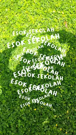 esok sekolah