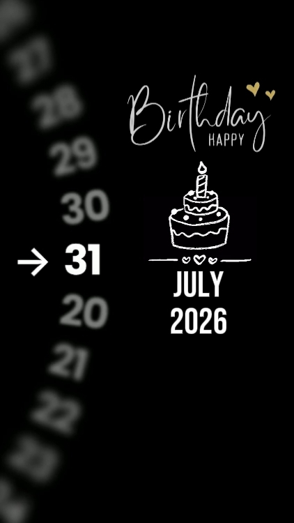 BDAY SISTER 31 JULY 