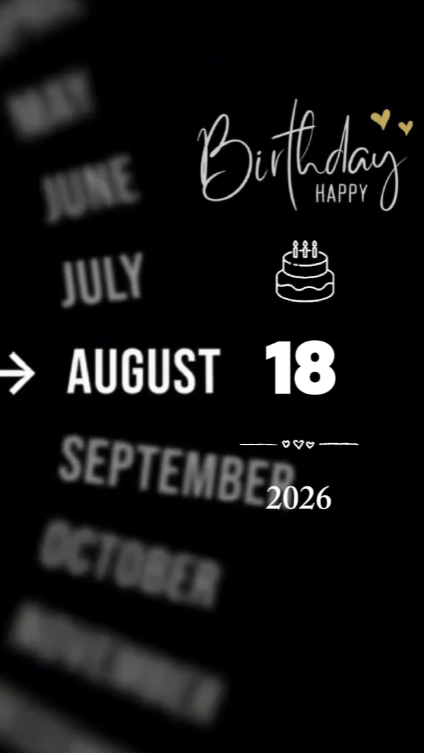 BDAY SON 18 AUGUST