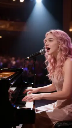 playing the piano