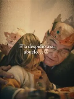 Despidió a su abuelo