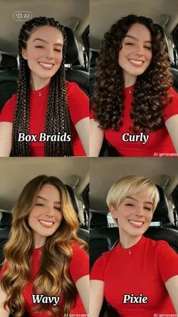 4 Hairstyles Effect 