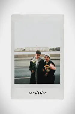 polaroid couple