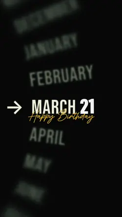 21 March Birthday