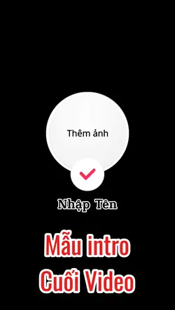 Mẫu intro Cuối Video