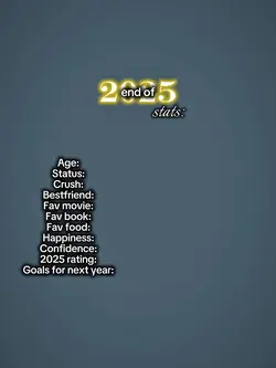 End of 2025 stats