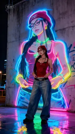 neon graffiti