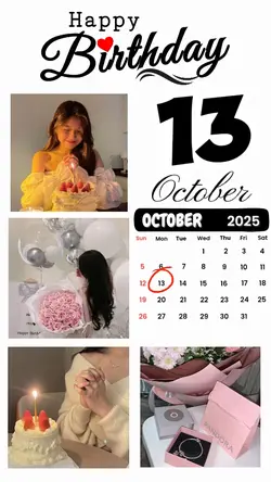 HBD 13 OCTOBER 