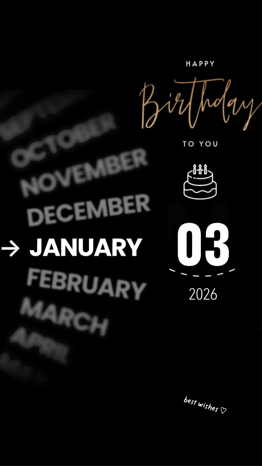 Happybirthday 3 Day