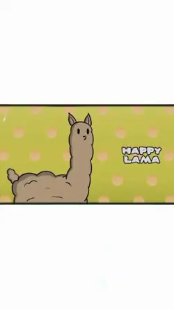 Happy lama