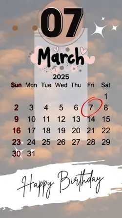 HBD 7 march 2025