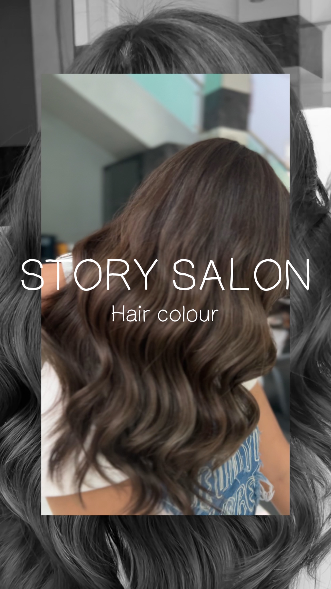 Cabelo de salão de história 