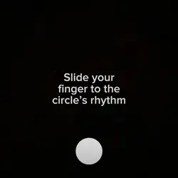 Slide your finger
