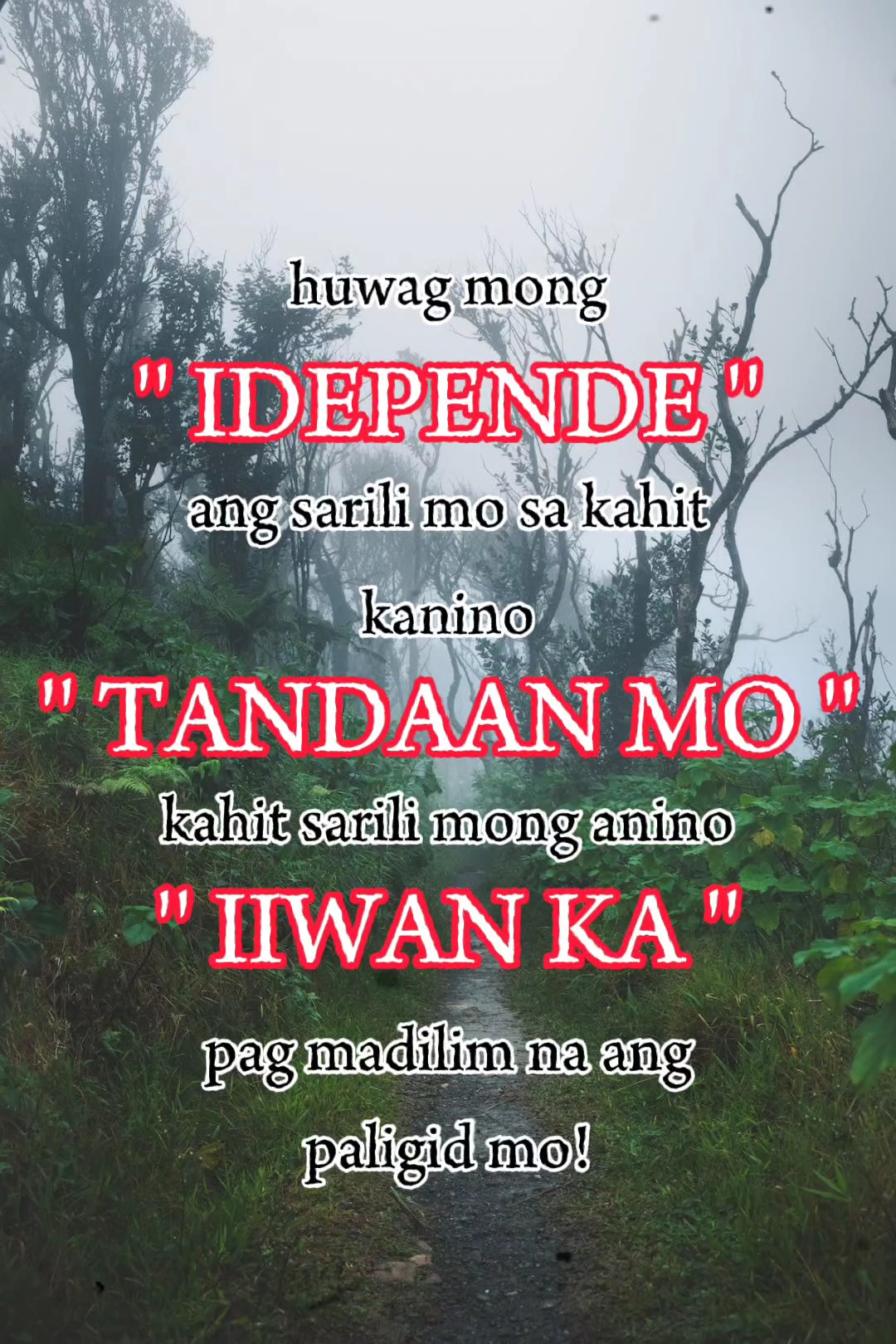 LAGI MONG TANDAAN!