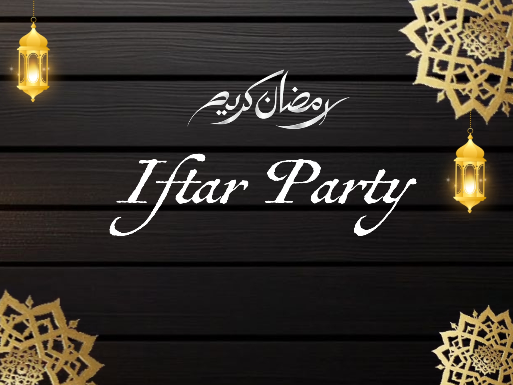 Feliz fiesta de iftar 