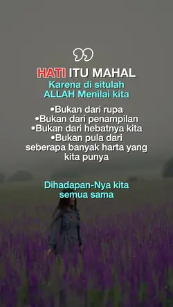 Hati itu mahal
