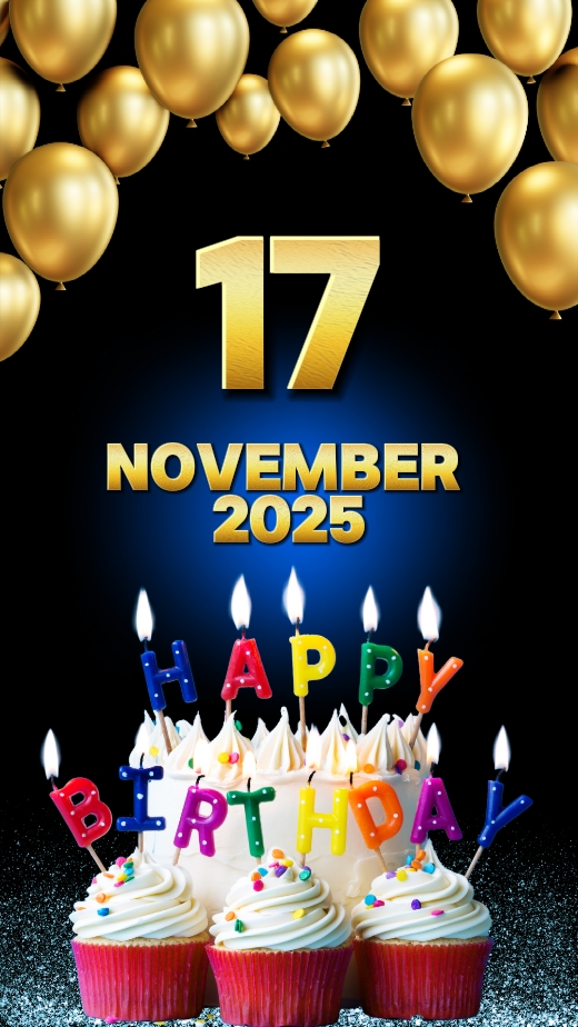 ANNIVERSAIRE LE 17 NOVEMBRE