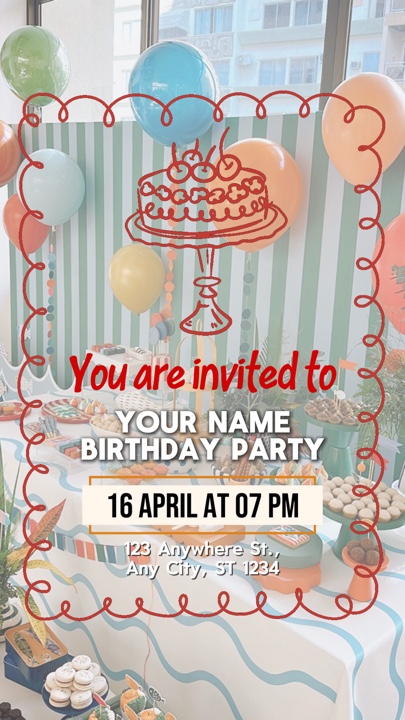 CONVITE DE ANIVERSÁRIO