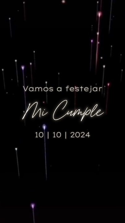 Cumple invitación