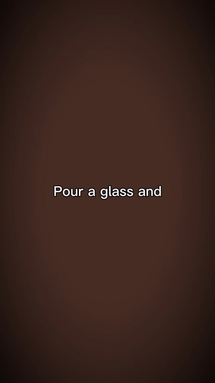 pour a glass