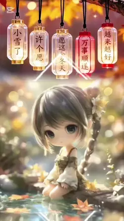 節氣「小雪」祝福版