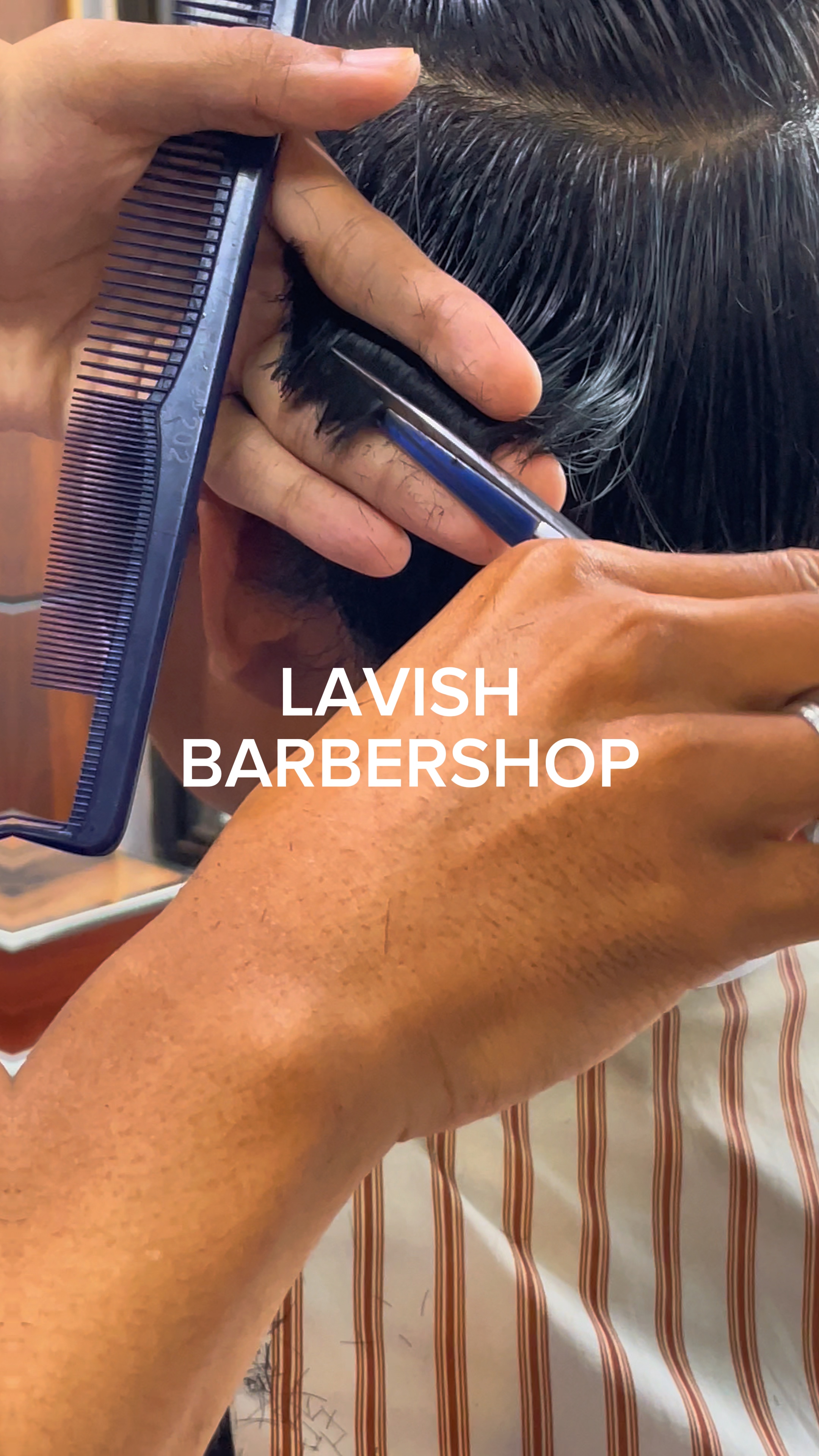Plantilla de barbería