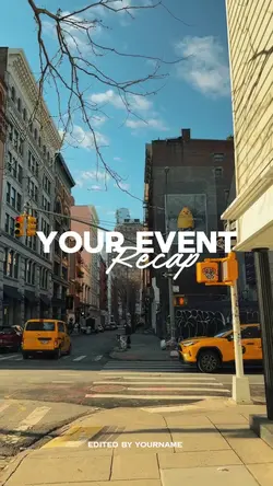 your event recap