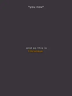 so this is Christmas