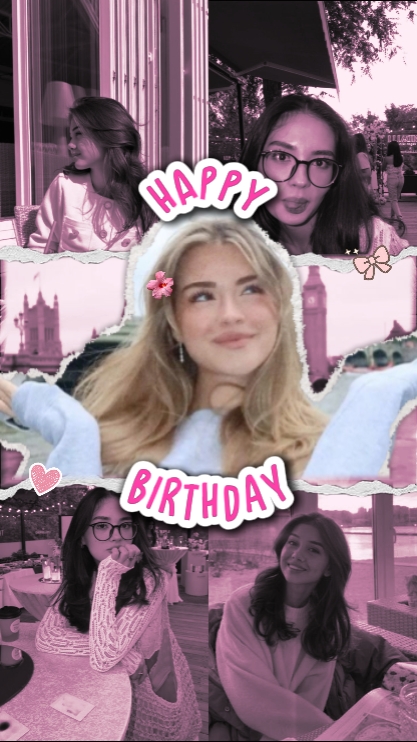 Aniversário rosa 