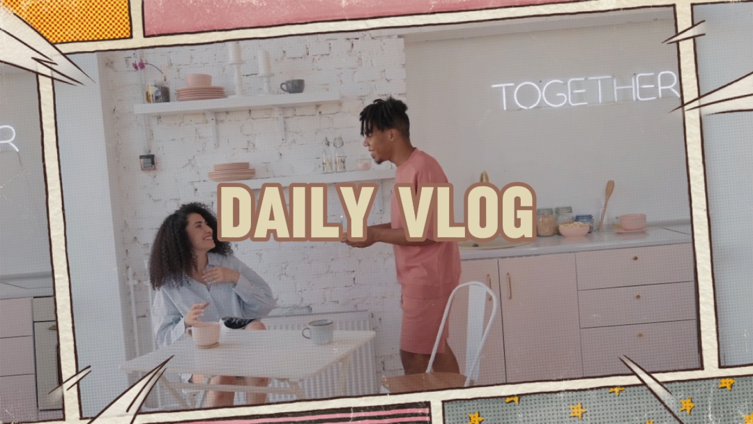 Introdução diária do vlog