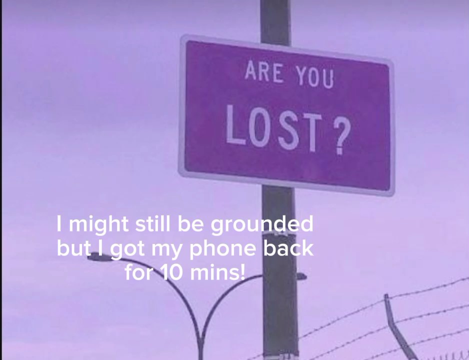 Hopefully I'm not-