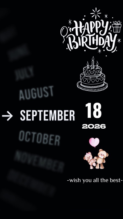 Hbd 18 septembre 