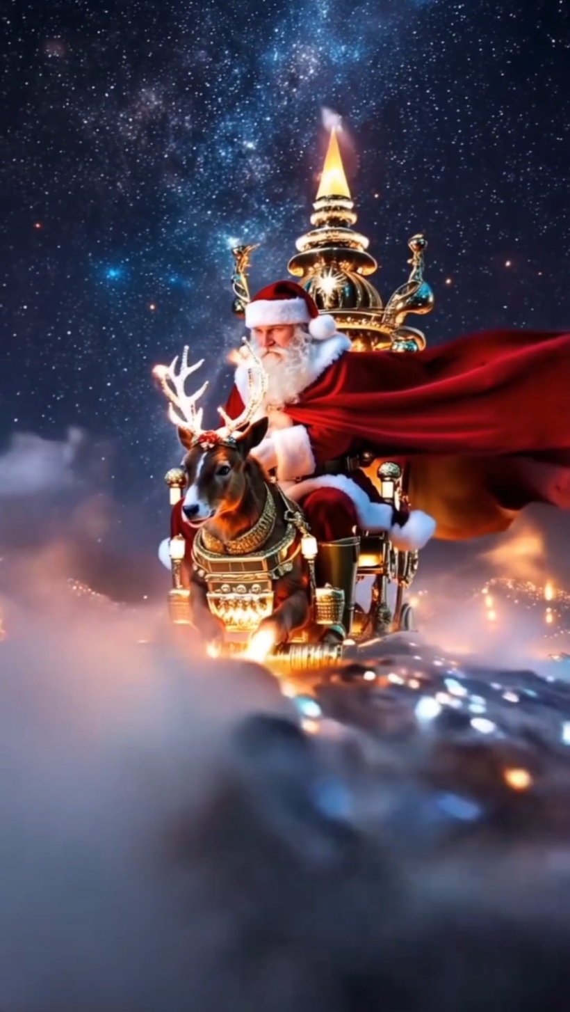 Vehículo de Santa Navidad 
