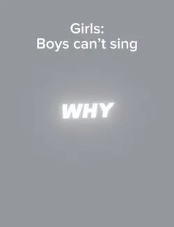 We can sing