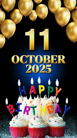 Birthday 11 oct 2025