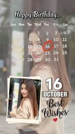 16 OCTOBER,HBD TO ME
