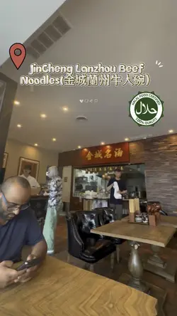 Eating noodles