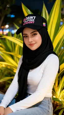 AI hijab aesthetic