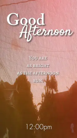 good afternoon