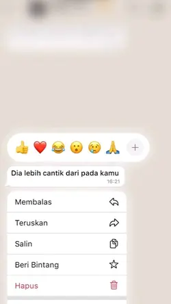 dia lebih cantik