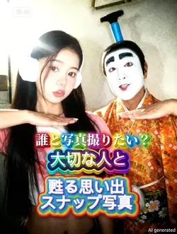 思い出が甦る共演できるスナップ写真