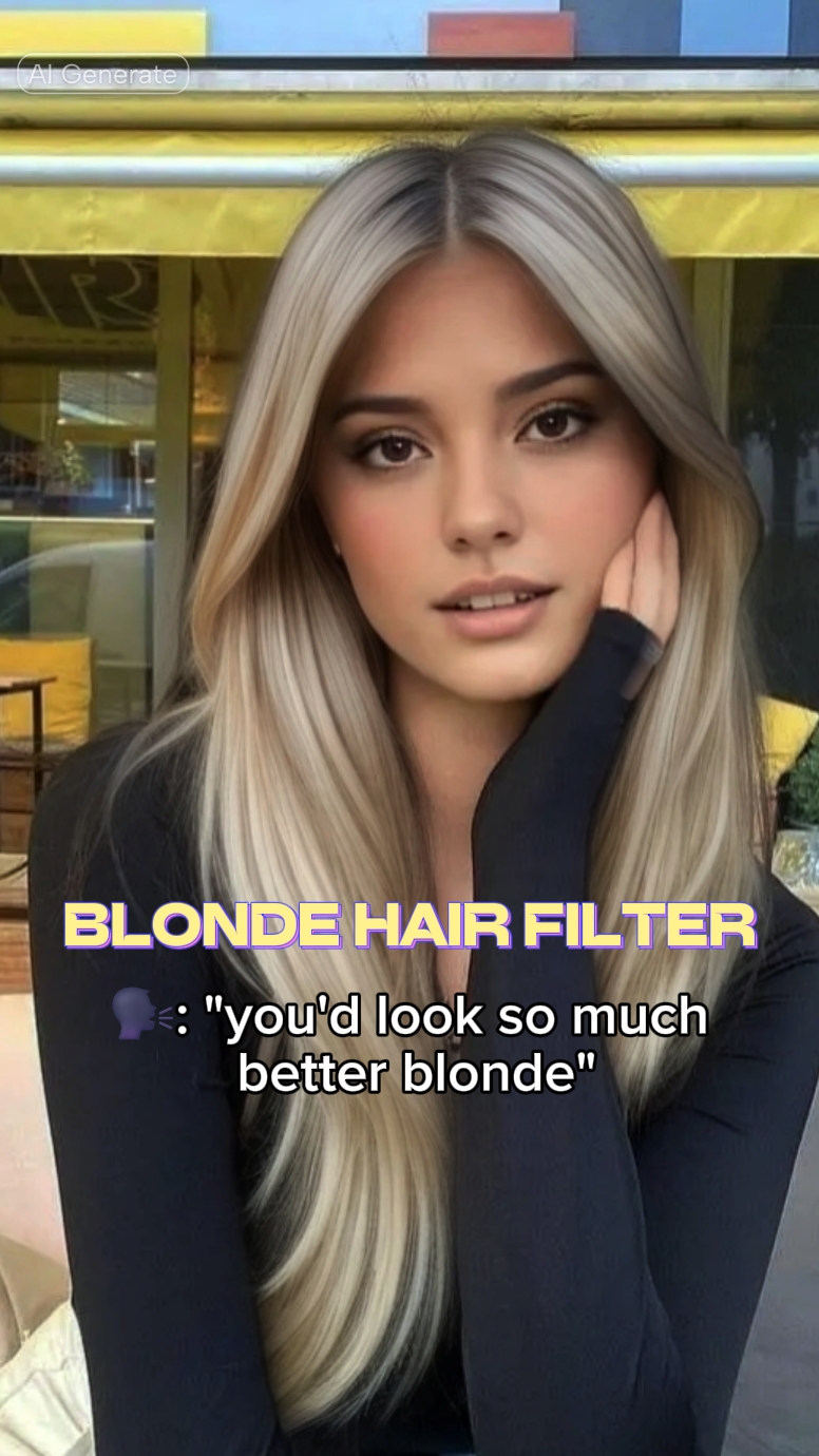 Filtro de cabello rubio