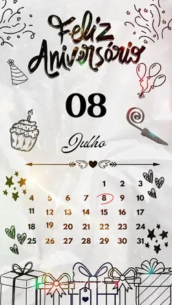 Aniversário 8 Julho