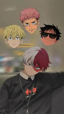 stiker muka anime 