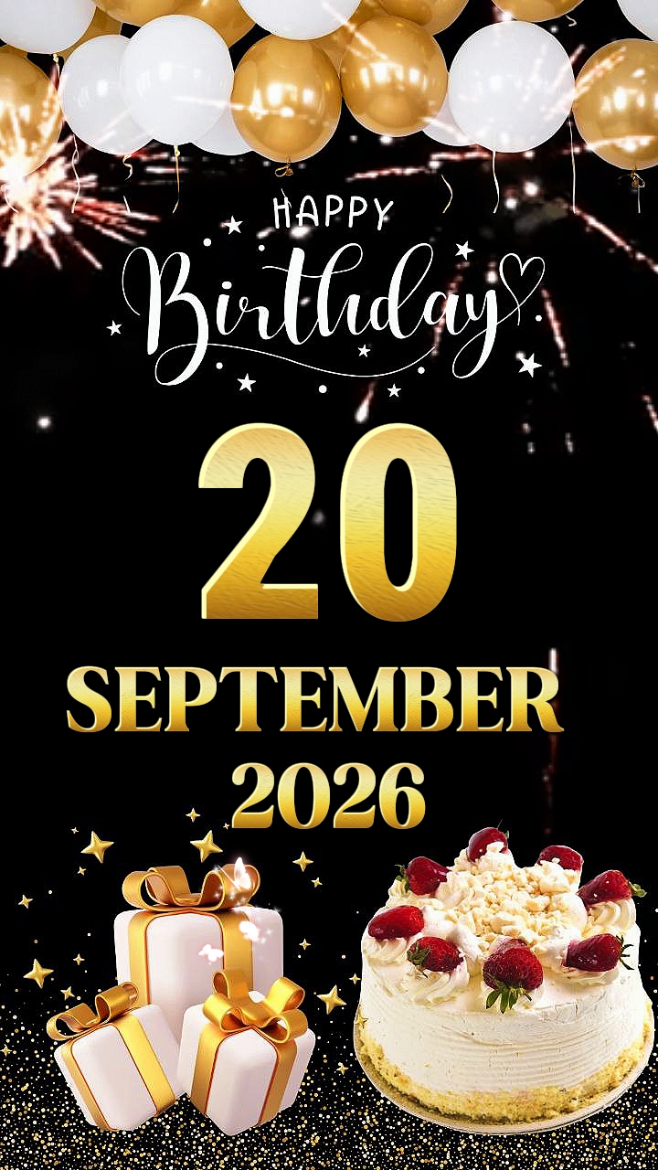HBD 20 September2026