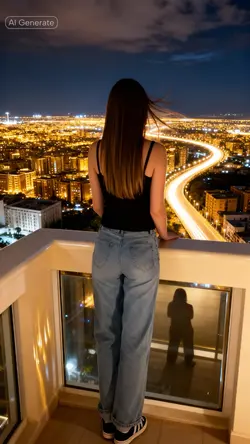 Ai night view buildi